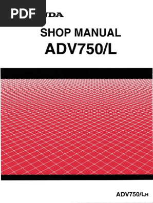 Honda XADV - Workshop Manual | PDF | Technology & Engineering