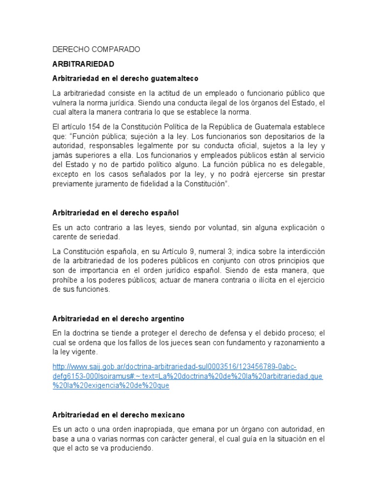 Derecho Comparado PDF