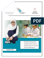 Assessment Handbook For Science Grades (5-9) September Updated 2022