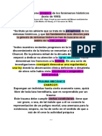 RESUMEN."Sobre El Mecanismo Psíquico de Los Fenómenos Histéricos" (Freud)