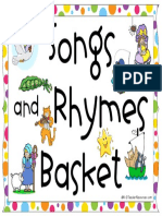 Songs Rhymes Basket A4