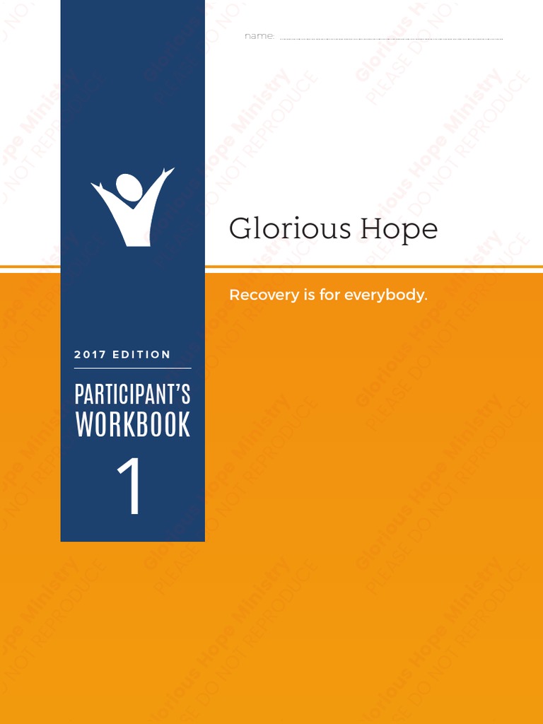 Glorious Hope Participant Workbook | PDF | Family | Self Esteem