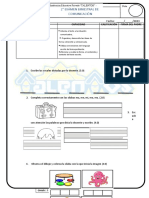 2 Examen Bimestarl de Comunicacion