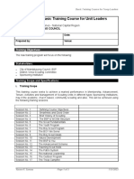 Training Brief BTC TL