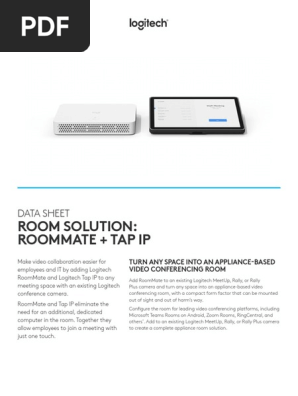 Roommate Tap Ip Compute Mount Bundle Datasheet