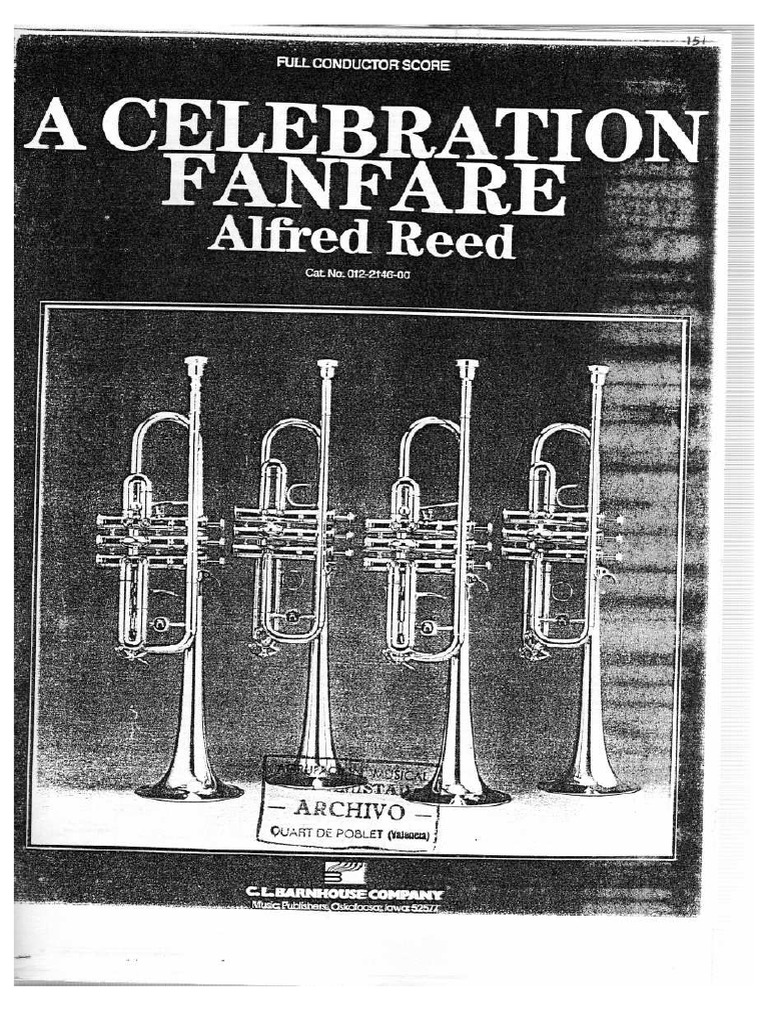 A Celebration Fanfare 楽譜 A Celebration Fanfare | PDF