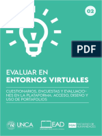 02 Evaluar en Entornos Virtuales - Cuestionarios, Diseño de Encuestas y Evaluaciones en La Plataforma. Diseño de Portafolios