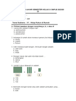 Soal UAS SMPLB 1