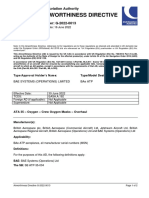 Airworthiness Directive: Civil Aviation Authority