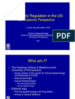 Drug Safety Regulation in The US: Drug Safety Regulation in The US