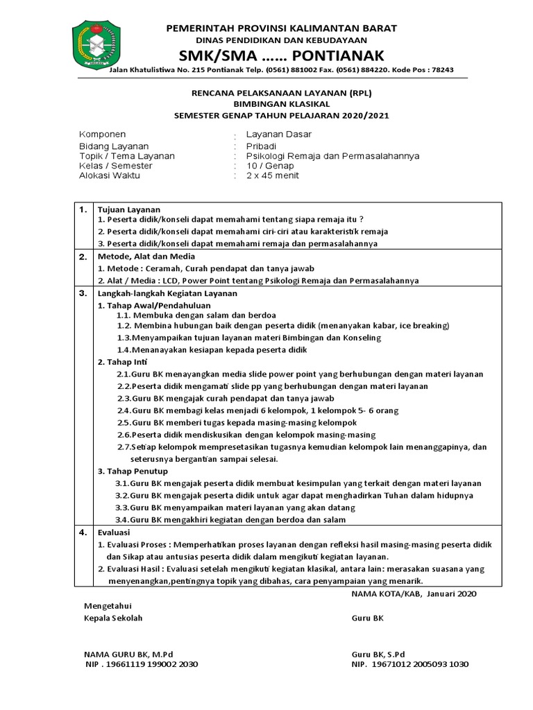 RPL Merdeka Psikologi Remaja Dan Permasalahannya | PDF