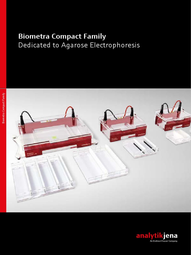 Biometra Compact Gel Electrophoresis | PDF | Gel Electrophoresis ...