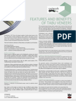 Materials Inc Tabu Features and Benefits