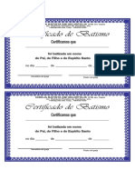 Certificado de Batismo Batista Seeklogo