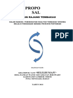 Proposal Mesin Rajang Selilih Maju