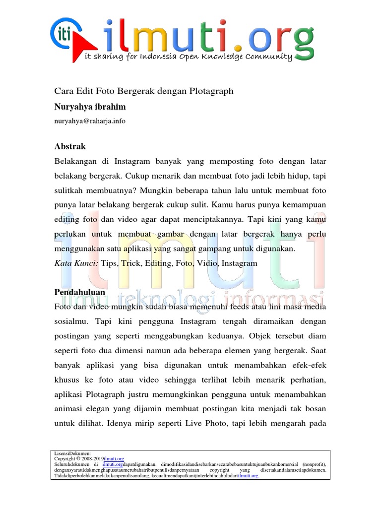 Dokumen Tips Cara Edit Foto Bergerak Dengan Edit Foto Bergerak