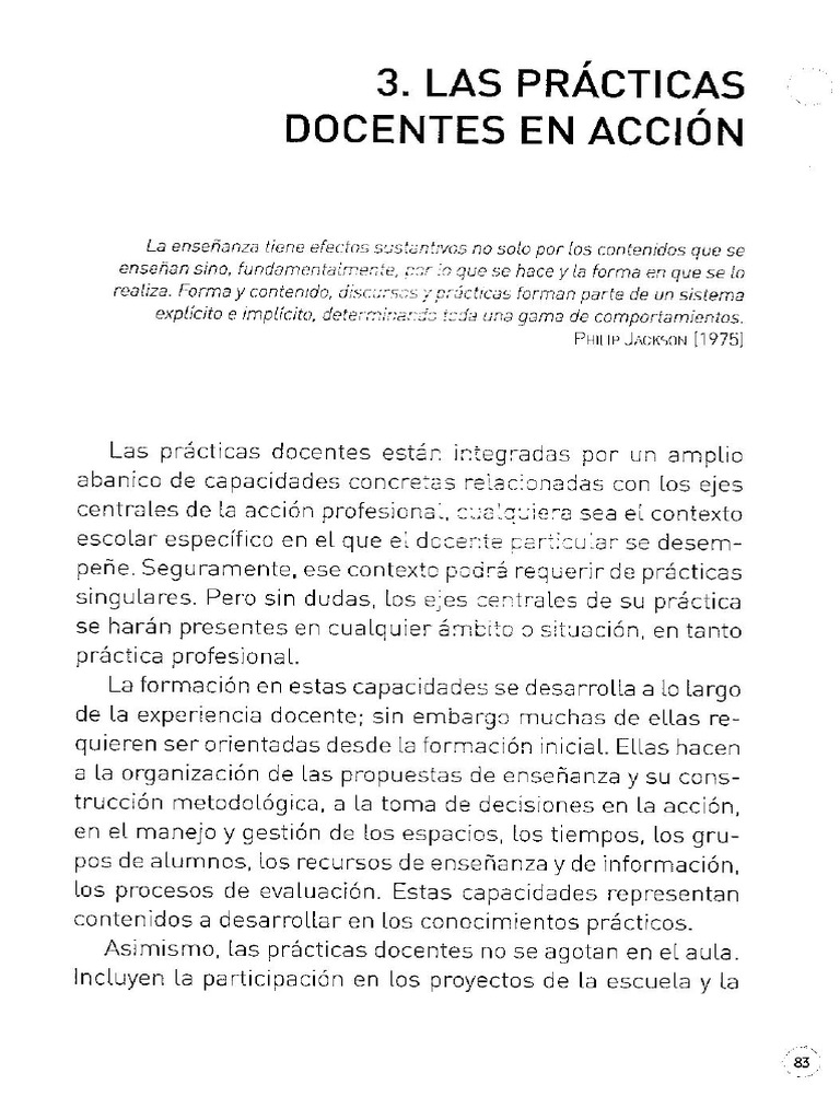 03-Las Practicas Docentes en Accion Davini | PDF