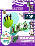 Easter Vocabulary Craftivity Freebie