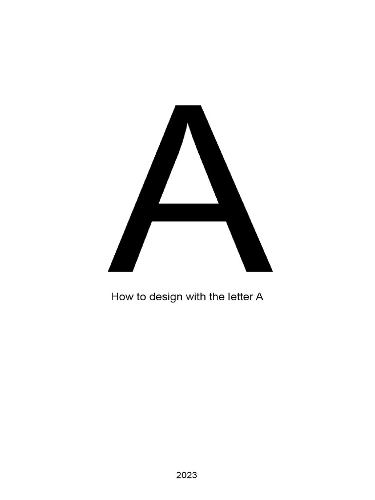 Design with letters 01 the letter a pdf