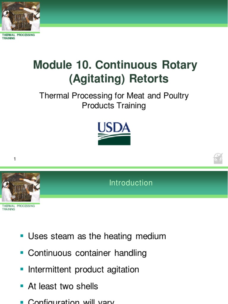 Continuous Rotary Retort Training | PDF | Pressure Cooking | Physical ...