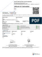 Certificado Herramientas - RC-20-VH-004133