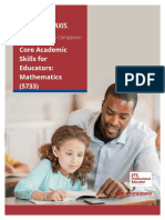 Core Academic Skills For Educators: Mathematics (5733) : The Praxis Study Companion