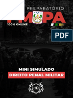 Mini Simulado - Direito Penal Militar - Pmpa - HD Cursos - 1