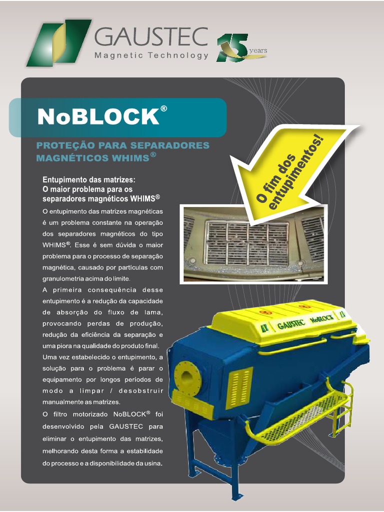 Gaustec Lâmina Noblock Português | PDF