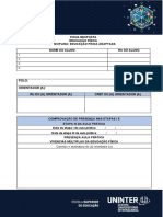 FICHA-RESPOSTA - Educacao Fisica Adaptada - Ajuste - RT