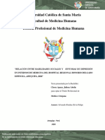 Universidad Católica de Santa María Facultad de Medicina Humana Escuela Profesional de Medicina Humana