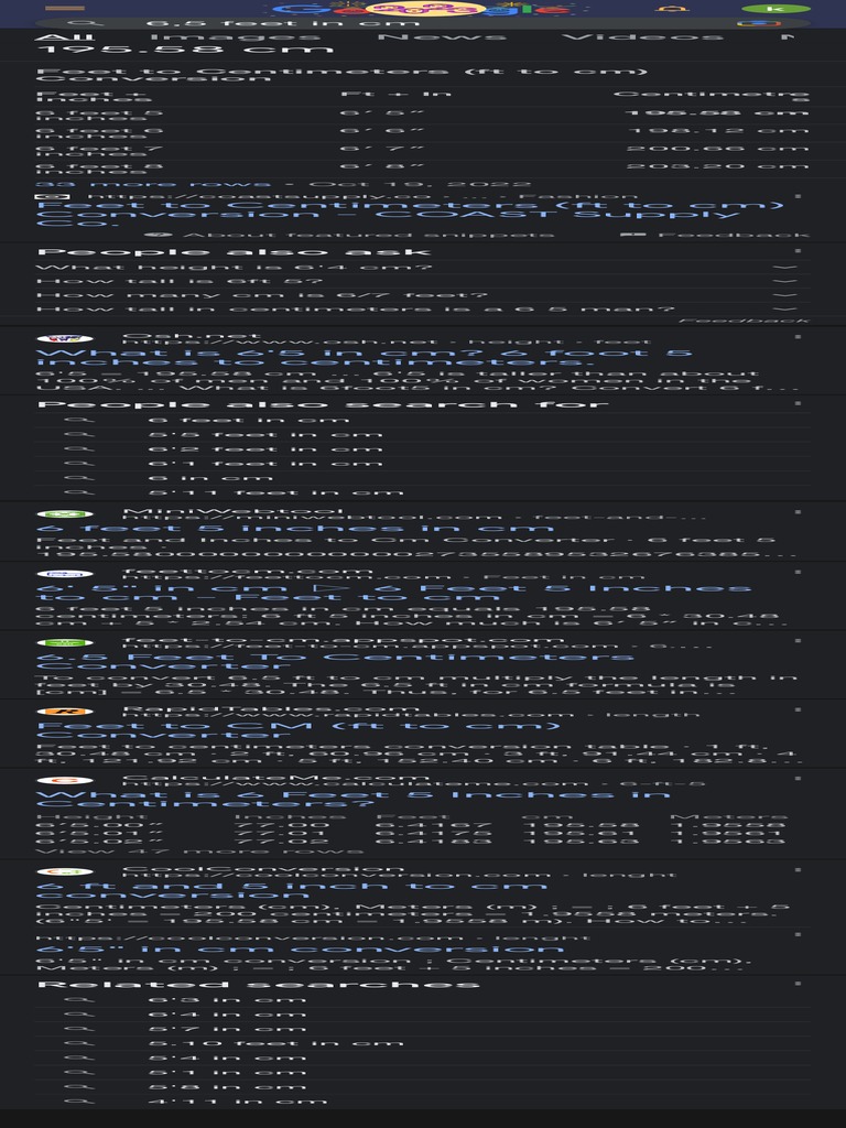 6-5-feet-in-cm-google-search-pdf