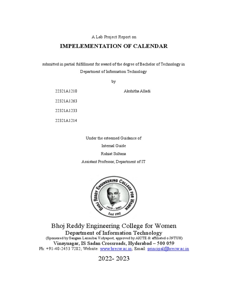 Sample report pdf