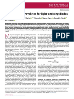 2009 Nat. Mater. Metal Halide Perovskites For Light-Emitting Diodes