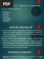 Tipos de Aprendizaje