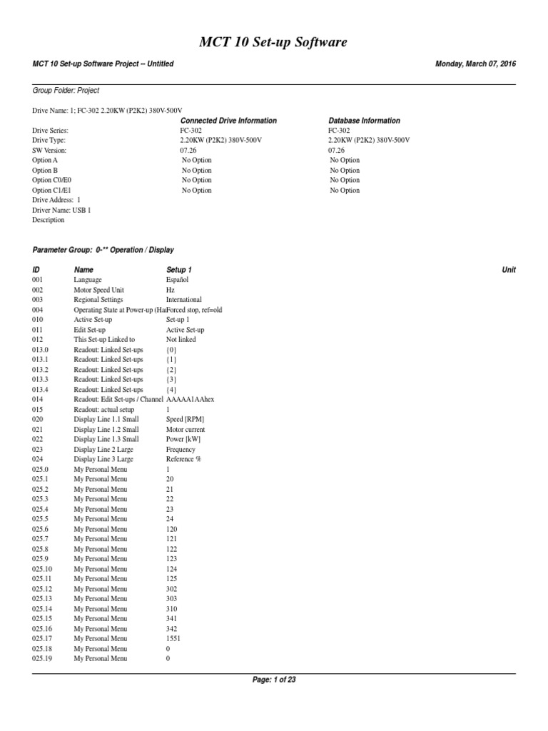 MCT 10 Software Setup Guide | PDF | Electric Motor | Resonance