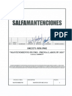 Mm-p002 Mantenimiento Filtro - Prensa Larox PF 1031.f