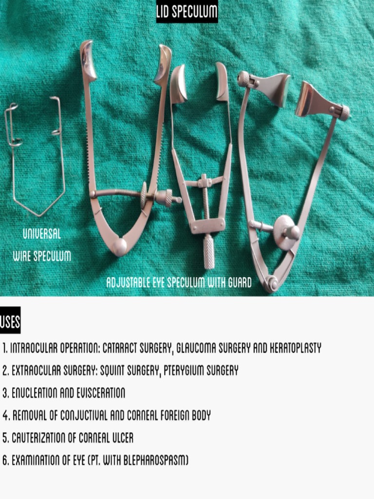 Ophthalmology Instruments (2) | PDF