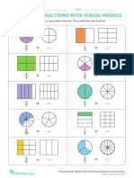 Equivalent Fractions With Visual Models