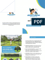 Manuals of 40FT Baseball Batting Cage