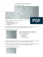 Soal Latihan Bangun Ruang Sisi Datar