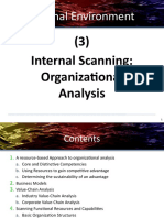 Ch.3 Internal Scanning - Organizational Analysis
