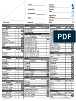 073-0301-00 BleaseSirius Checkout Sheet Rev B