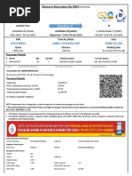 Gitanjali Exp Third Ac (3A) : Electronic Reserva On Slip (ERS)