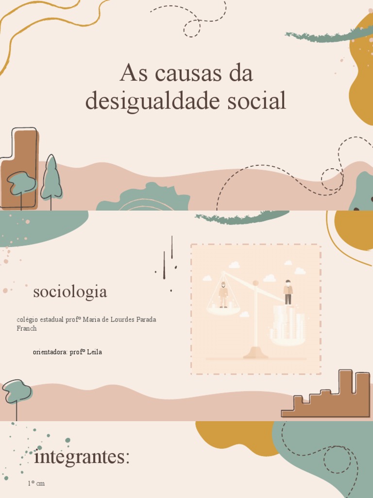 As Causas Da Desigualdade Social | PDF | Discriminação e Relações ...