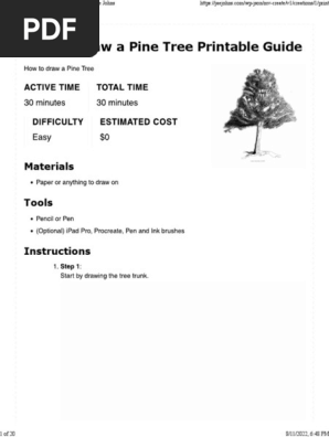 how to draw a  tree