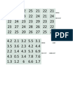 Formulas para Promedio y Desviacion Estandar