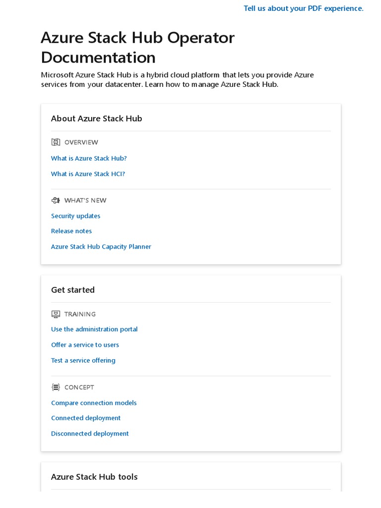Azure Stack Hub Operator Guide | PDF | Microsoft Azure | Cloud Computing
