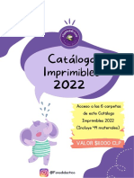 Catálogo Imprimibles 2022