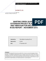 EIS - AppI - Blasting and Vibration Report