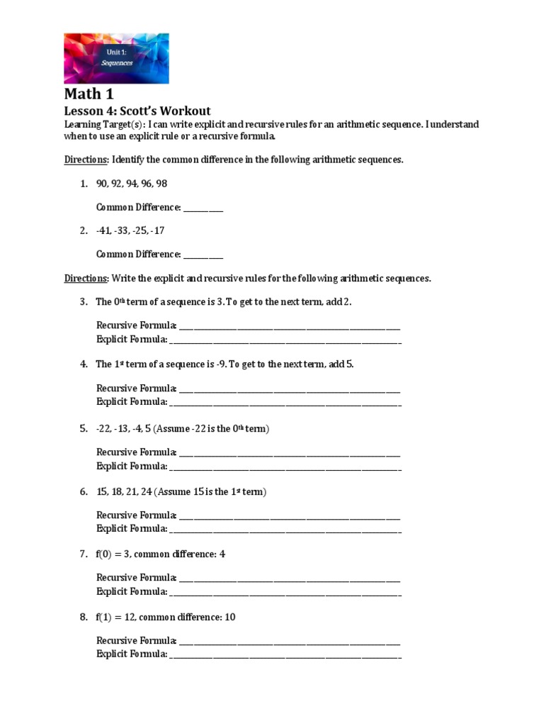 M1 Unit 1 Lesson 4 SkillSupport | PDF | Mathematics | Mathematical Logic